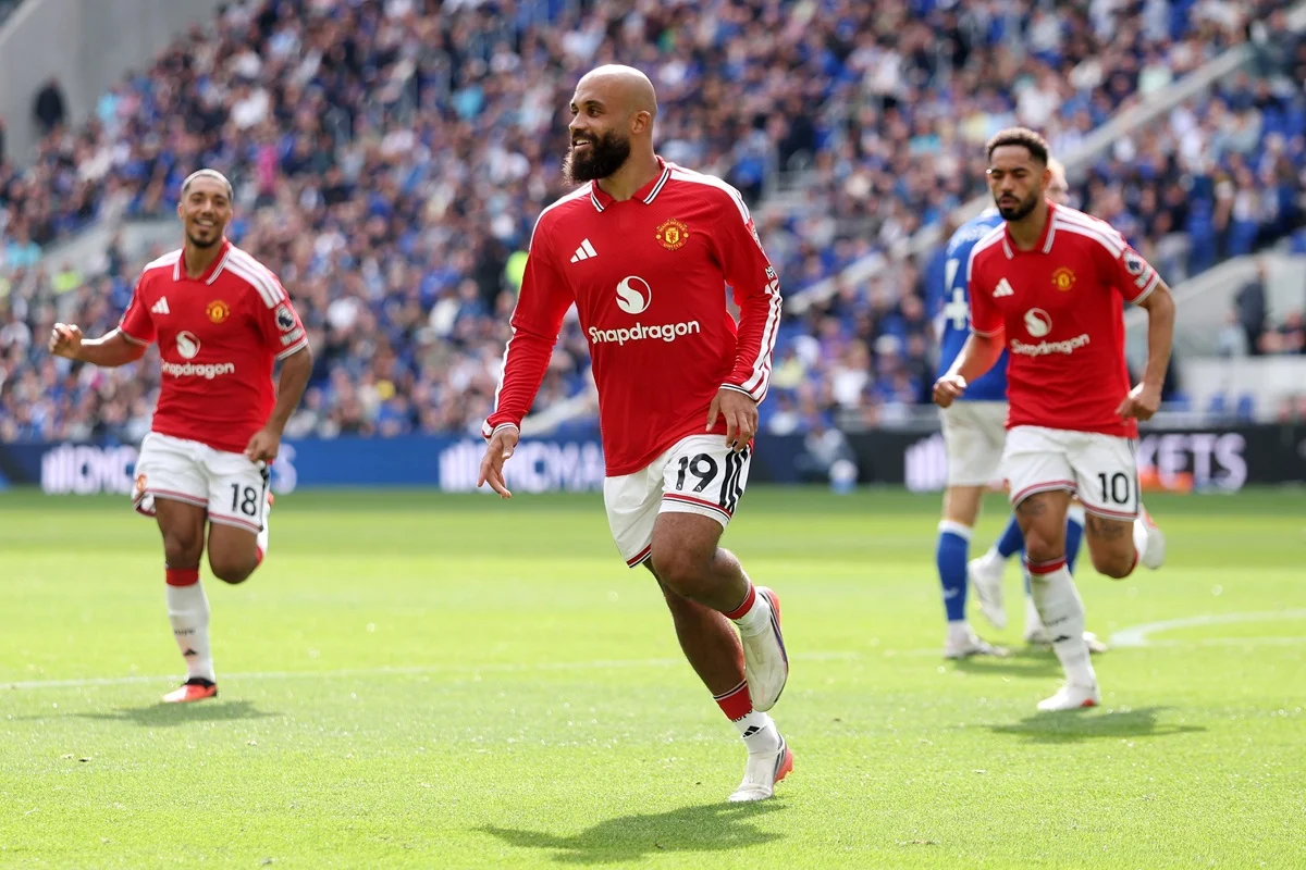 Manchester United quebró a Everton con un golazo de Bryan Mbeumo