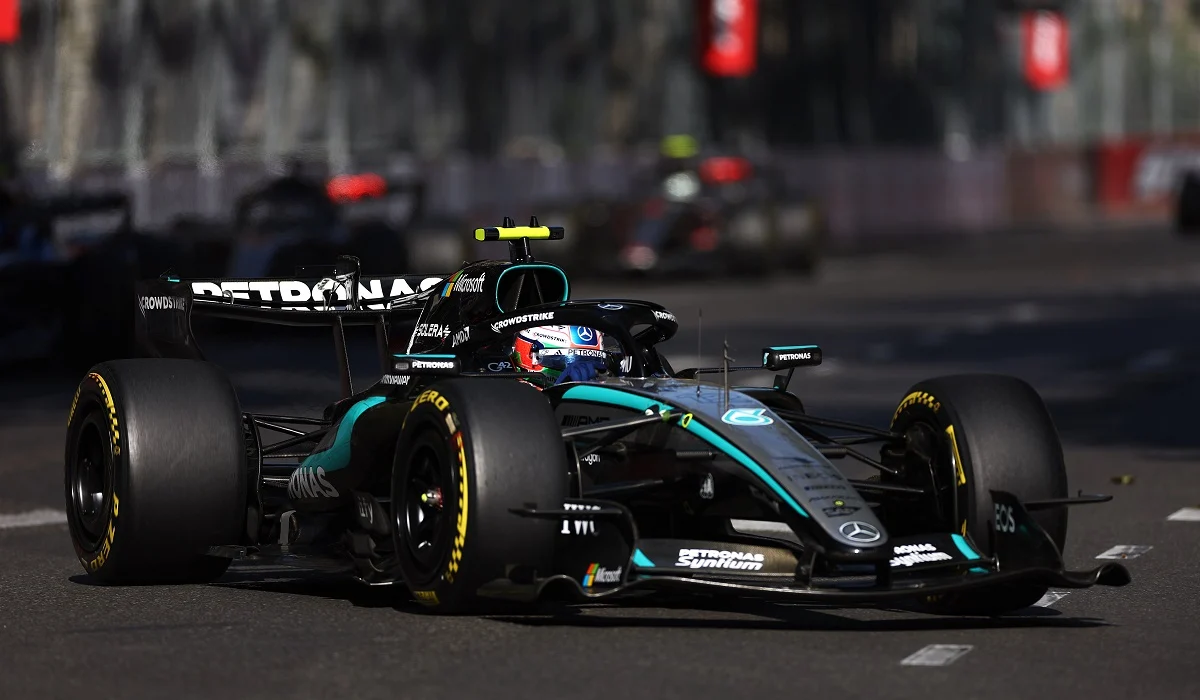 Kimi Antonelli ya superó a Colapinto y está noveno en Baku