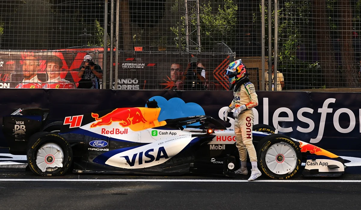 Choque de Lindblad y bandera roja en la PL2 del Gran Premio de Azerbaiyán de Fórmula 1