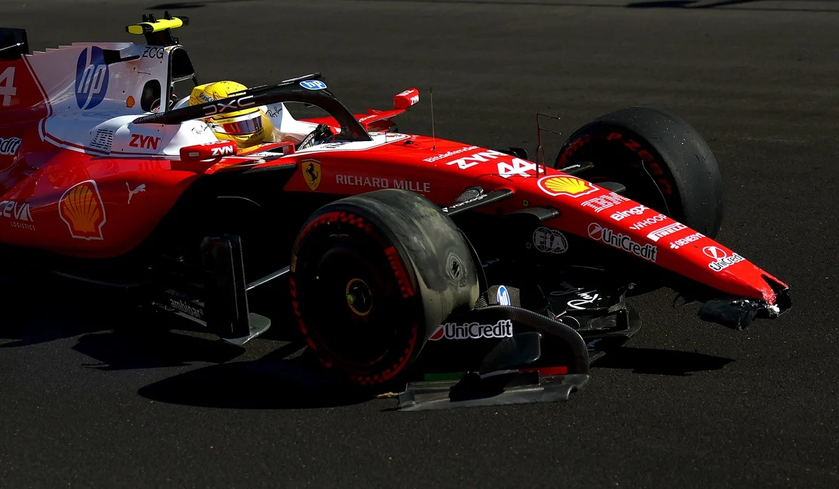 Lewis Hamilton se estrelló en el Madring: accidentada FP3 en el GP España de Fórmula 1