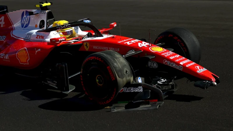 Lewis Hamilton se estrelló en el Madring: accidentada FP3 en el GP España de Fórmula 1
