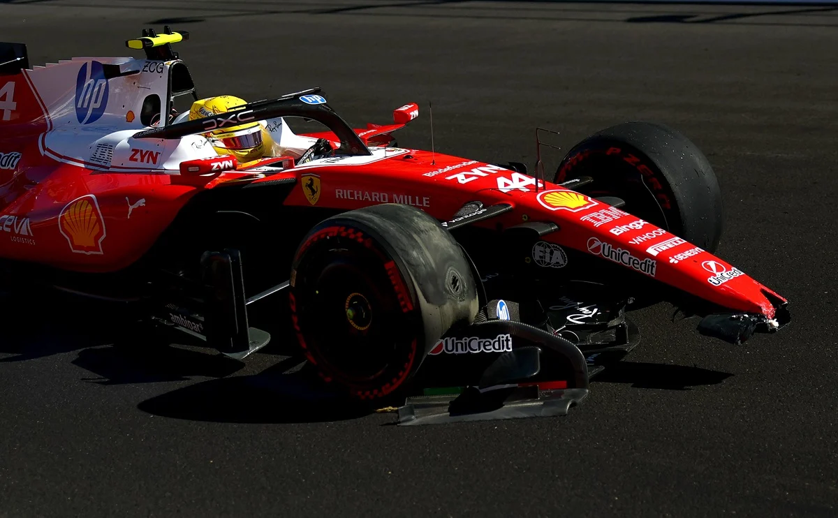 Lewis Hamilton se estrelló en el Madring: accidentada FP3 en el GP España de Fórmula 1