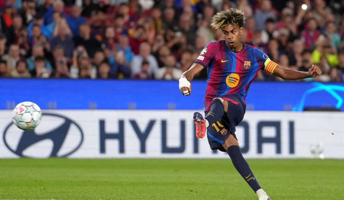 Lamine Yamal marcó 5 goles en los últimos 3 partidos con Barcelona
