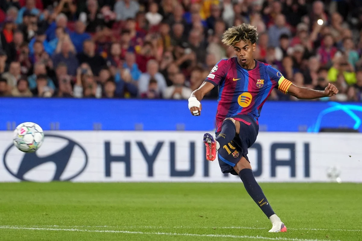 Lamine Yamal marcó 5 goles en los últimos 3 partidos con Barcelona