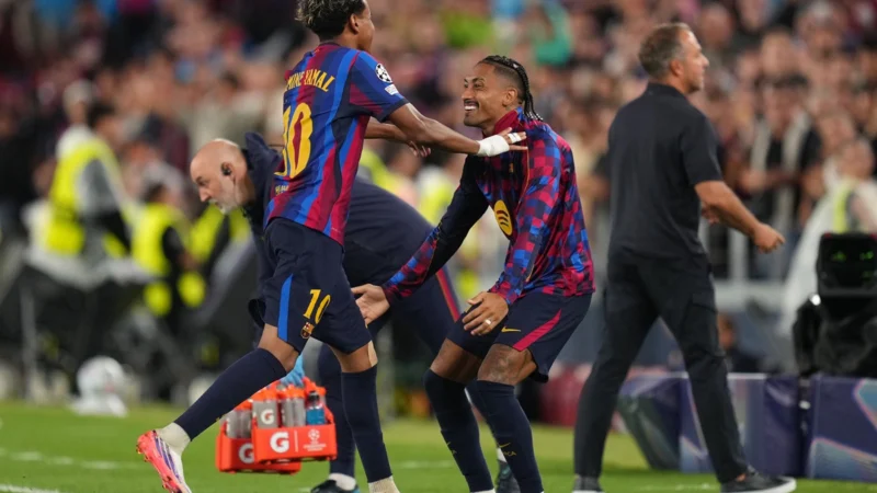 Barcelona volvió a brillar y goleó a Feyenoord por Champions League