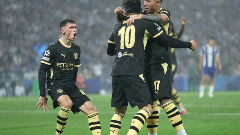 Manchester City le ganó merecidamente a Porto en Champions League