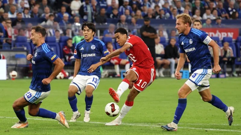 Schalke sacudió la Bundesliga y le sacó dos puntos a Bayern Munich