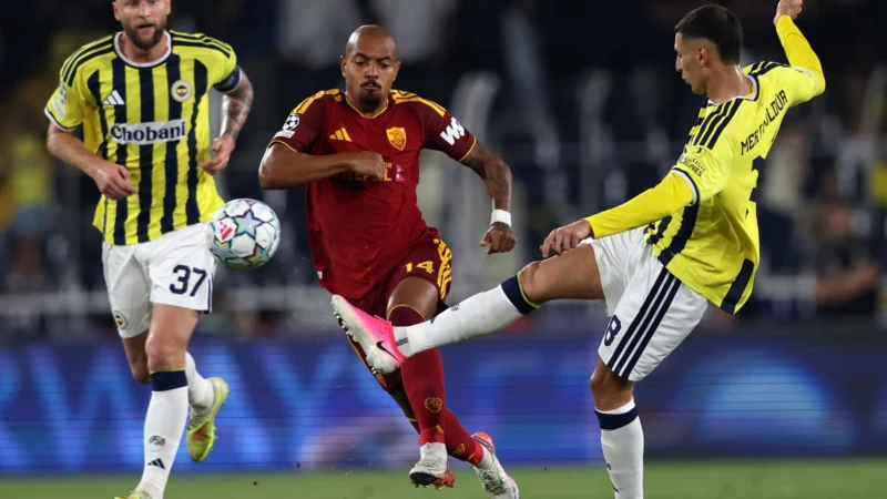 Fenerbahce opacó a Roma y le empató en Champions League