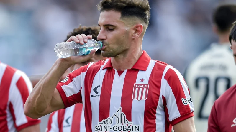 Lucas Alario y una nueva lesión muscular en Estudiantes