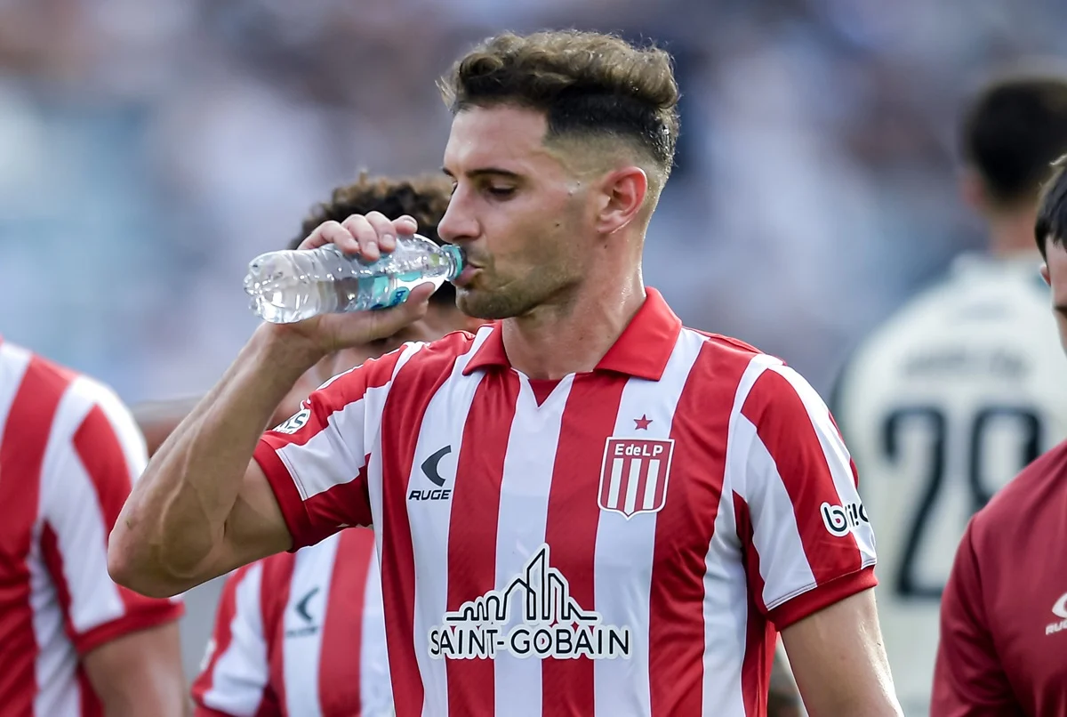 Lucas Alario y una nueva lesión muscular en Estudiantes