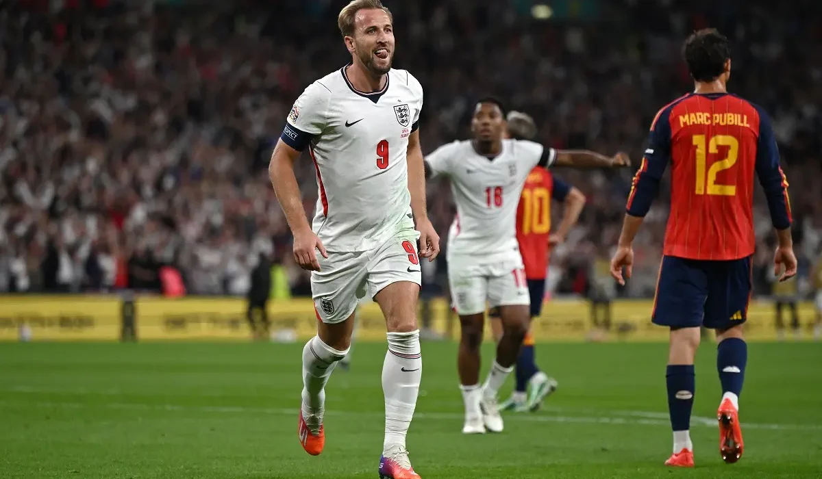 Inglaterra se lo dio vuelta a España en cuatro minutos con goles de Anthony Gordon y Harry Kane