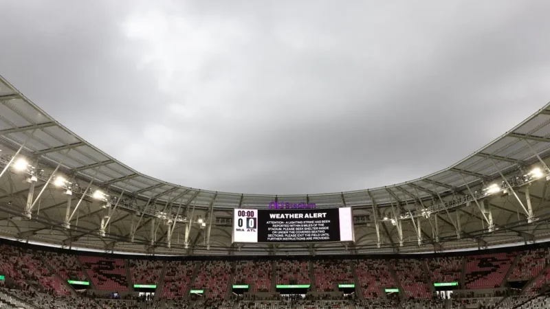 Inter Miami contra Atlanta United, demorado por tormenta eléctrica: empezaría en media hora