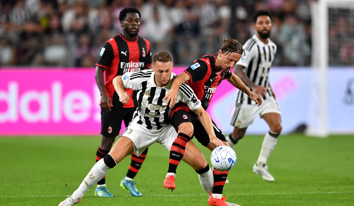 Juventus fue más pero solo empató con Milan en el clásico