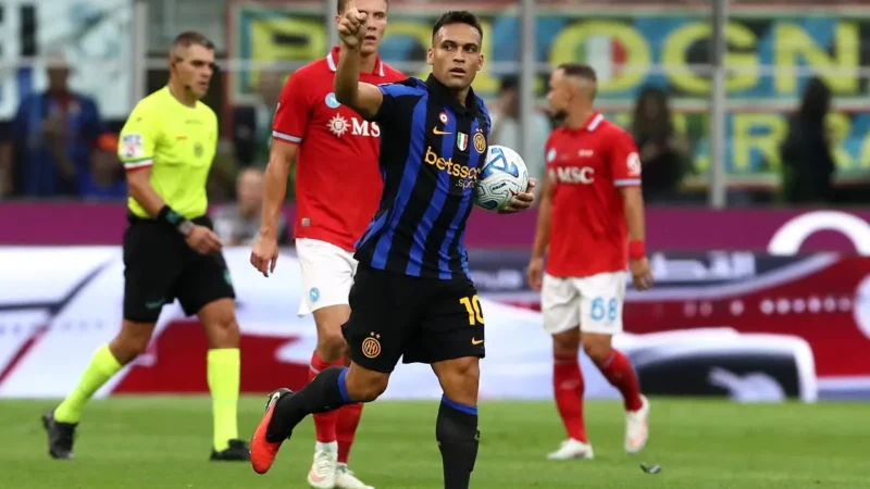 Lautaro Martínez fue héroe del Inter con un doblete: remontó al Napoli y ganó un partidazo 3-2