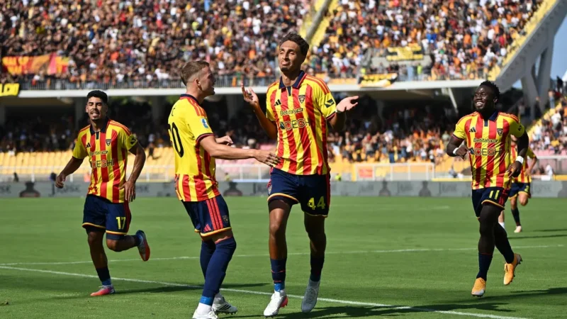 Lecce derrotó al Monza y el Changuito Zeballos tuvo un debut goleador en Serie A