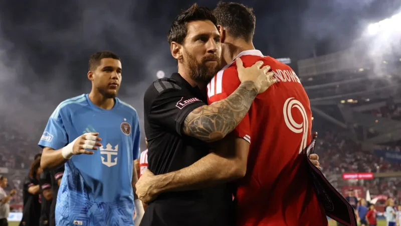 Inter Miami empató con Chicago Fire por la MLS: goles de Lewandowski y Casemiro, y asistencia de Messi
