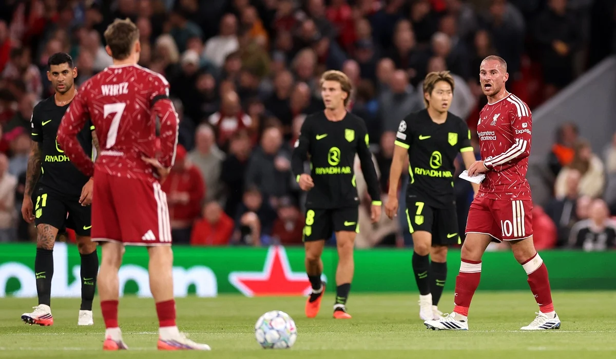 Alexis Mac Allister marcó para Liverpool ante Atlético Madrid por Champions