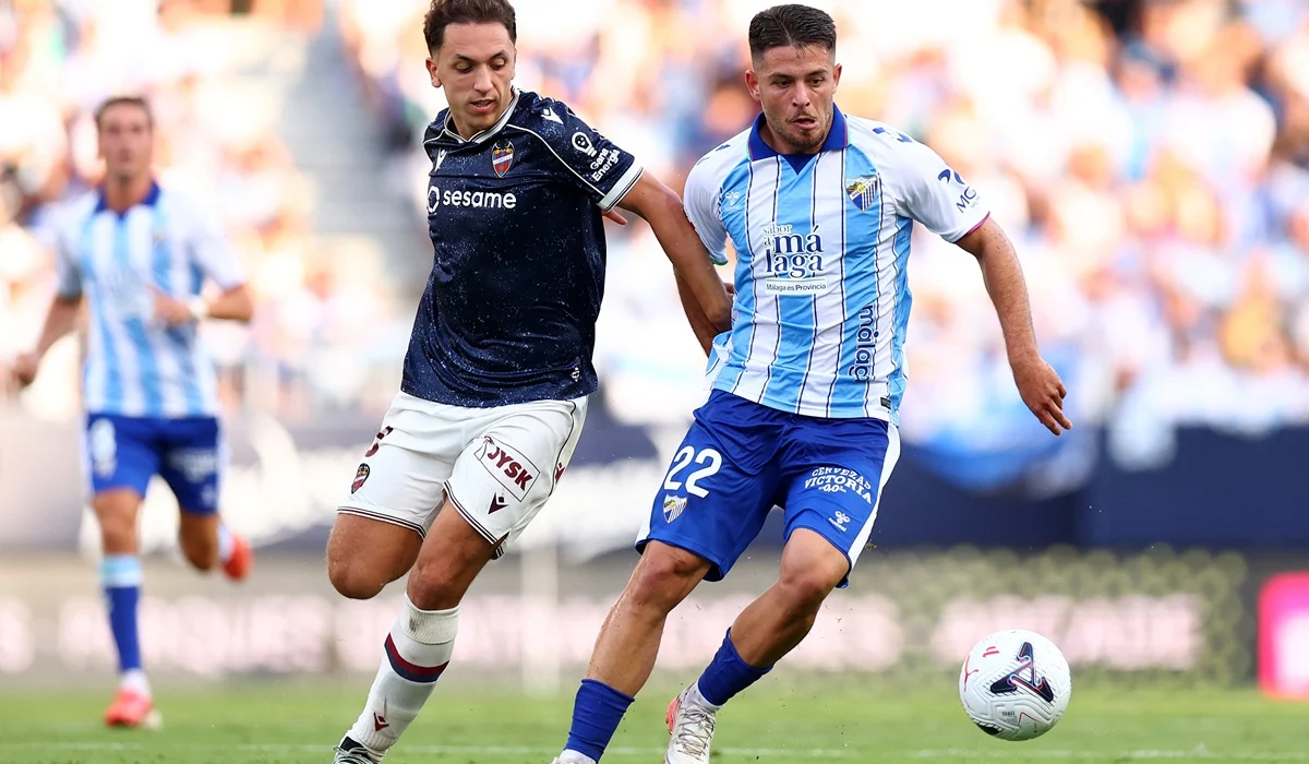 Málaga falló un penal y no hay quien lo Levante con el 0 a 0 final