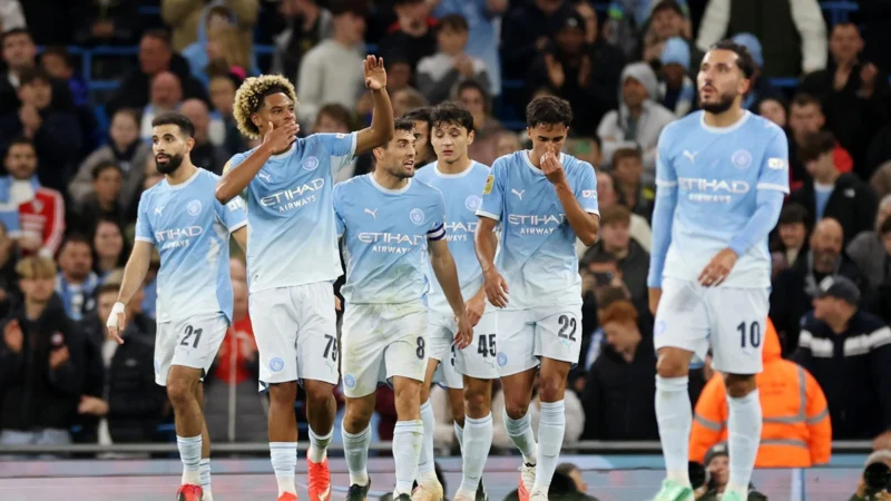 Manchester City reservó titulares pero igual aplastó a Norwich en EFL Cup
