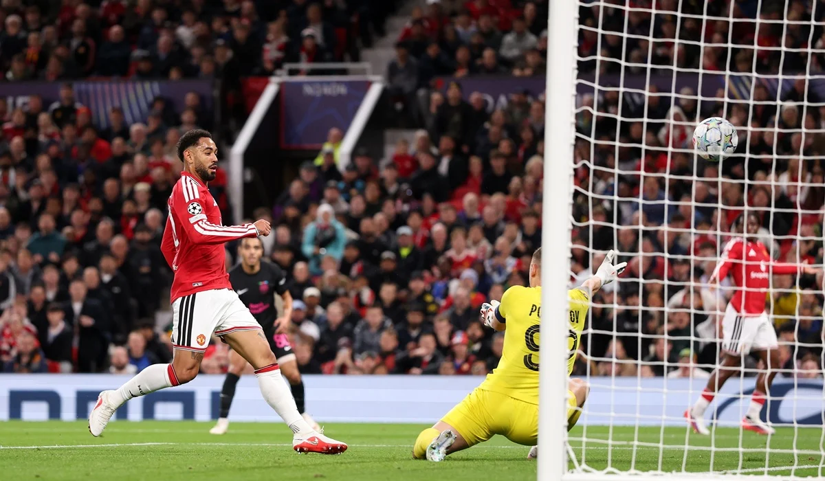 Matheus Cunha convirtió el primer gol de Manchester United por Champions League desde 2023