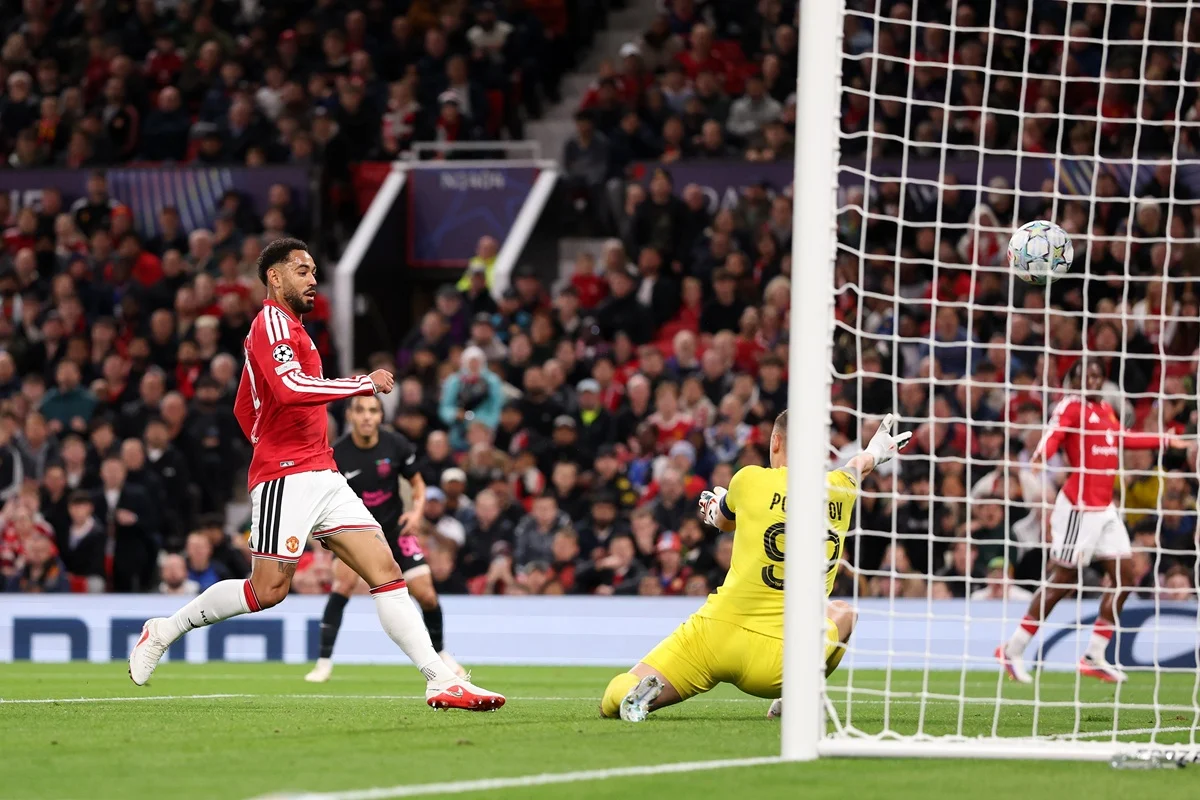 Matheus Cunha convirtió el primer gol de Manchester United por Champions League desde 2023
