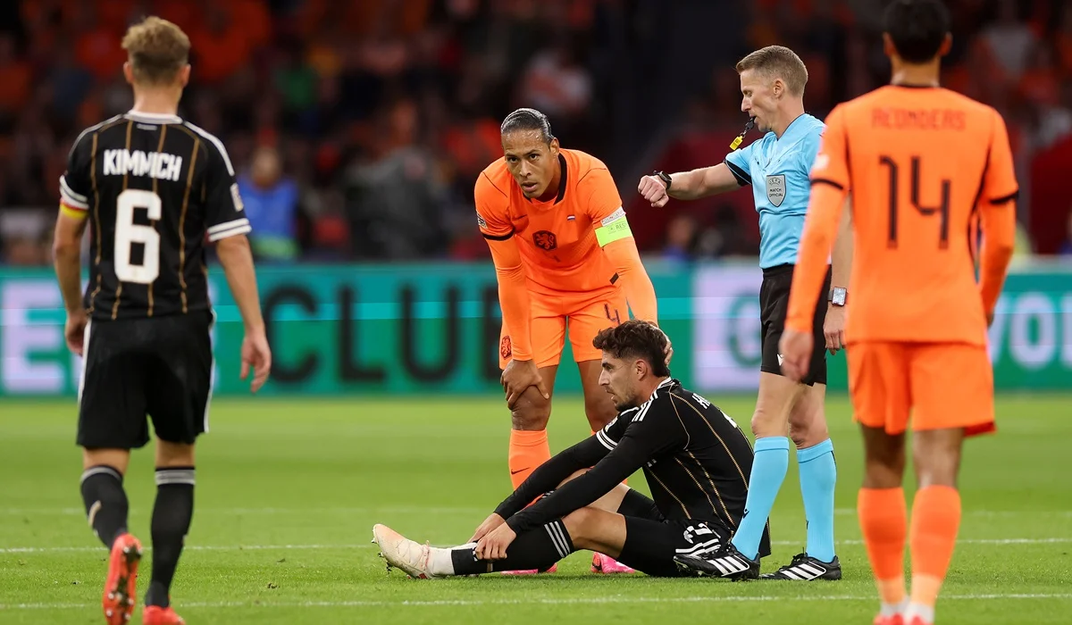 Kai Havertz salió lesionado y preocupó a Alemania y el Arsenal