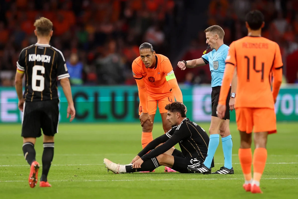 Kai Havertz salió lesionado y preocupó a Alemania y el Arsenal