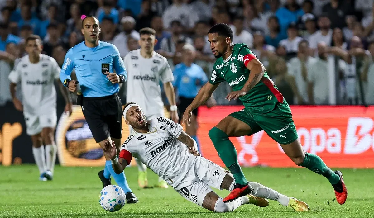 Neymar se lesionó otra vez y salió entre lágrimas en la eliminación de Santos de Copa Brasil