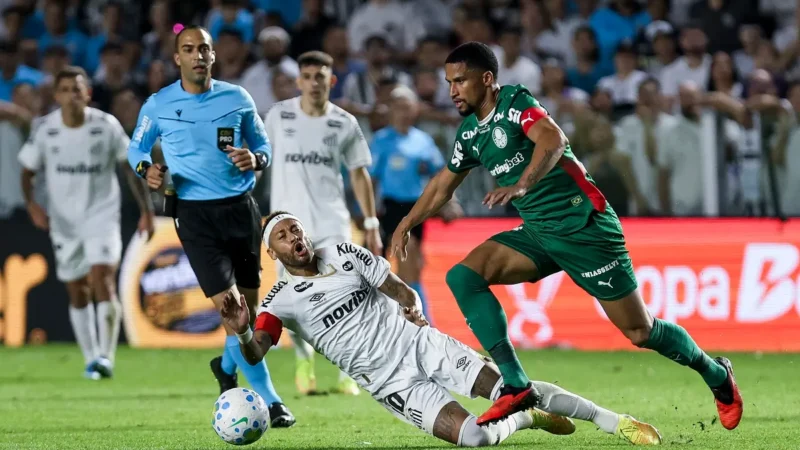 Neymar se lesionó otra vez y salió entre lágrimas en la eliminación de Santos de Copa Brasil