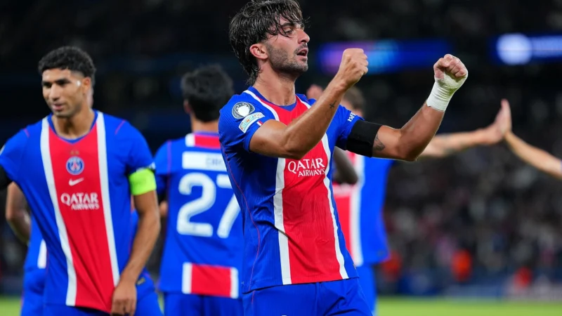 PSG inició la defensa del bicampeonato de Champions League con goleada y show de Ferrán Torres