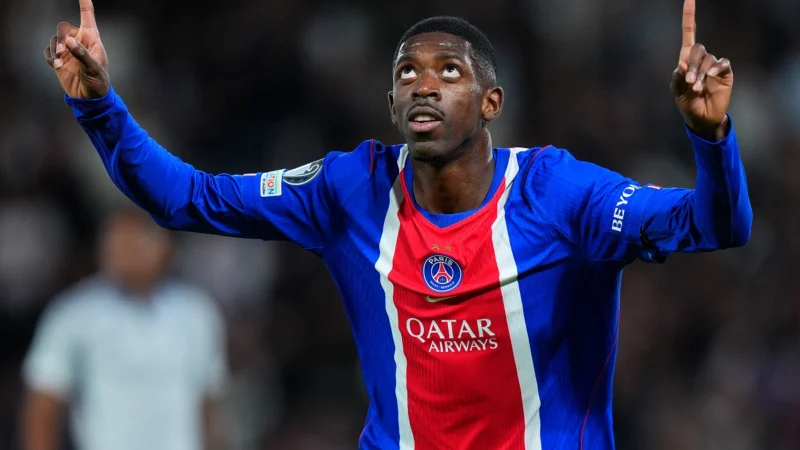 Ousmane Dembélé se estrenó en redes de la temporada con doblete por Champions League