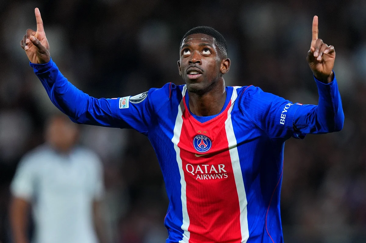 Ousmane Dembélé se estrenó en redes de la temporada con doblete por Champions League
