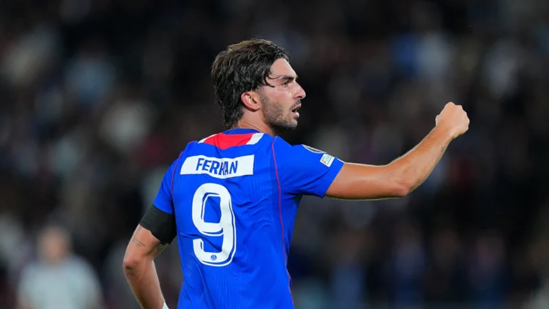 Ferrán Torres, imparable, marcó su sexto gol en cinco partidos con PSG