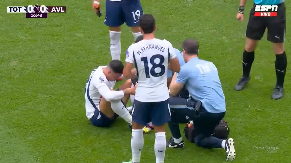 ¡Malas noticias para España! Pedro Porro se lesionó en Tottenham y debió salir reemplazado
