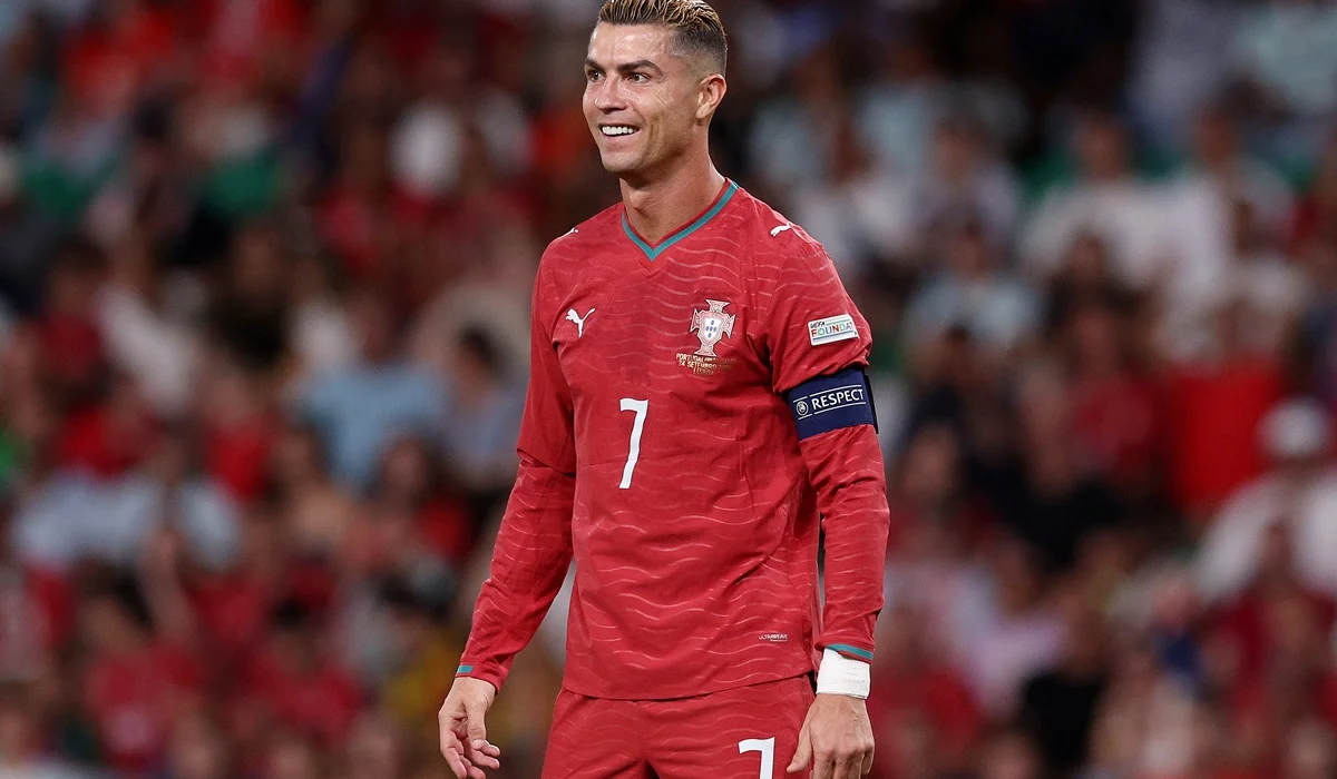 Gol anulado a Cristiano Ronaldo en el duelo entre Portugal y Gales