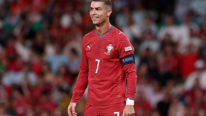 Gol anulado a Cristiano Ronaldo en el duelo entre Portugal y Gales