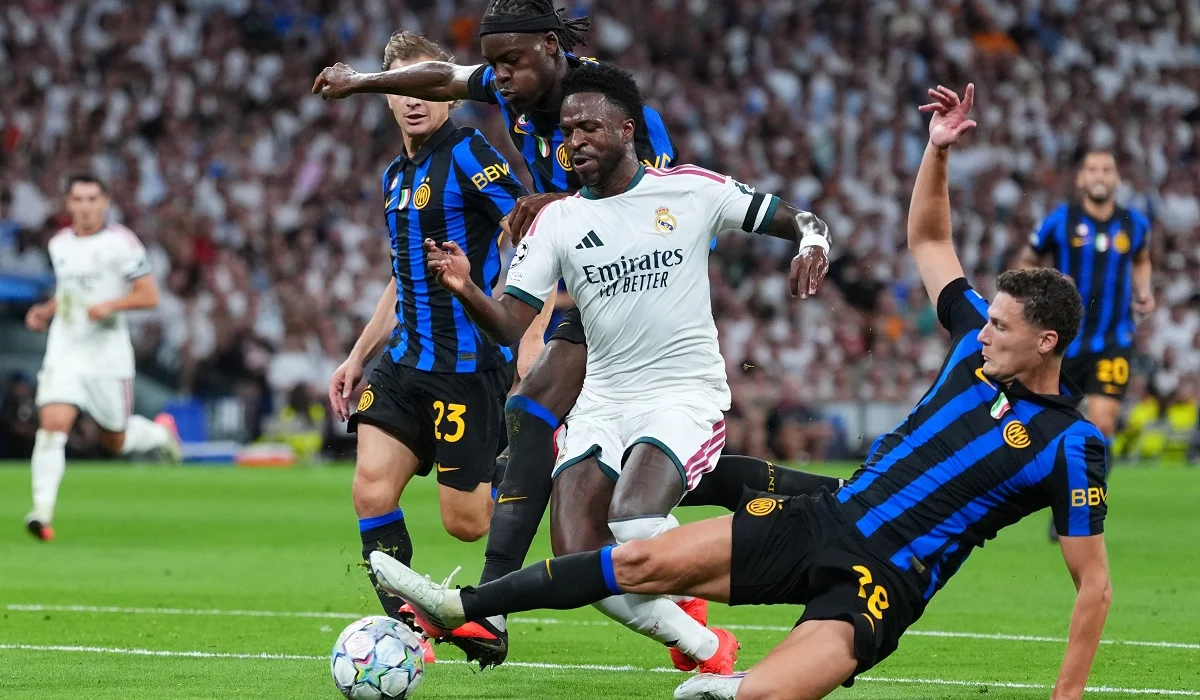 Vinicius recibió pitidos por parte del Bernabéu en el Real Madrid vs Inter