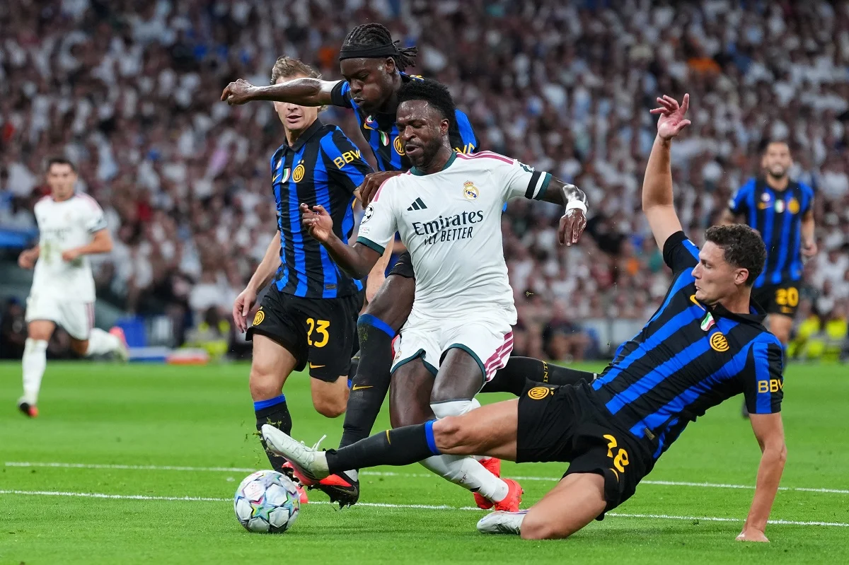 Vinicius recibió pitidos por parte del Bernabéu en el Real Madrid vs Inter