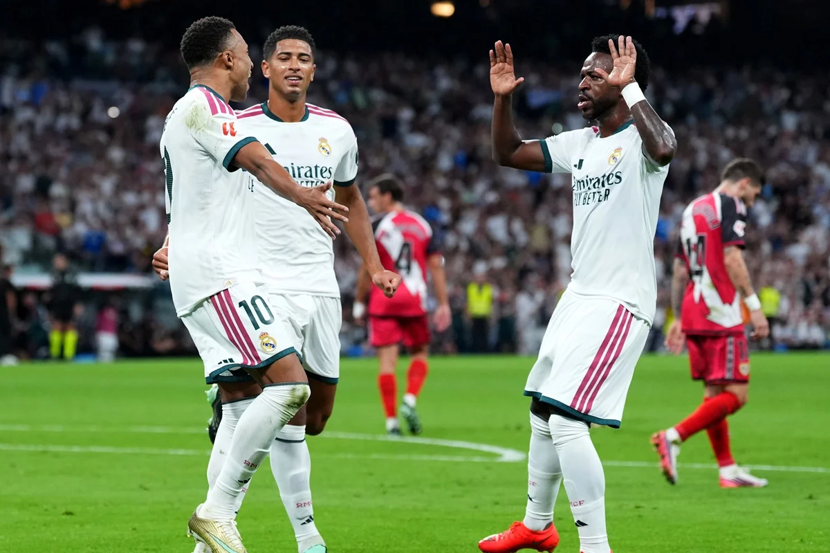 Real Madrid goleó cuando realmente quiso a Rayo Vallecano