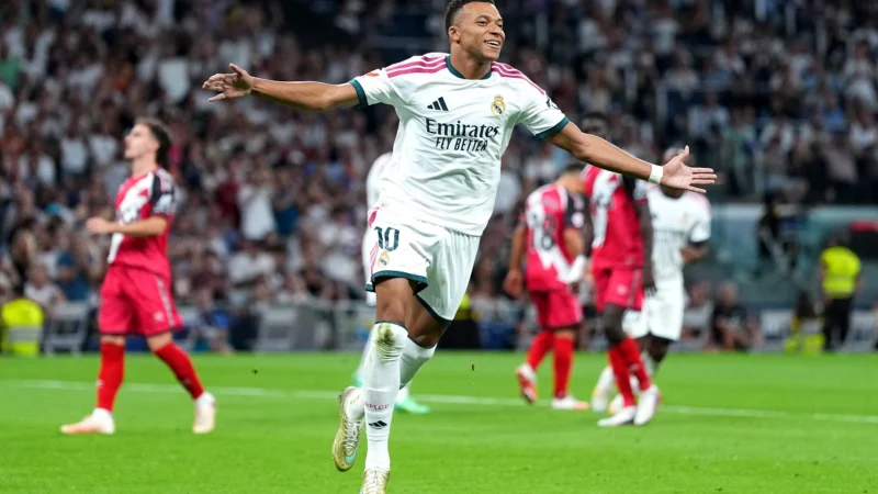 Mbappé tuvo revancha de penal en La Liga y marcó ante Rayo Vallecano
