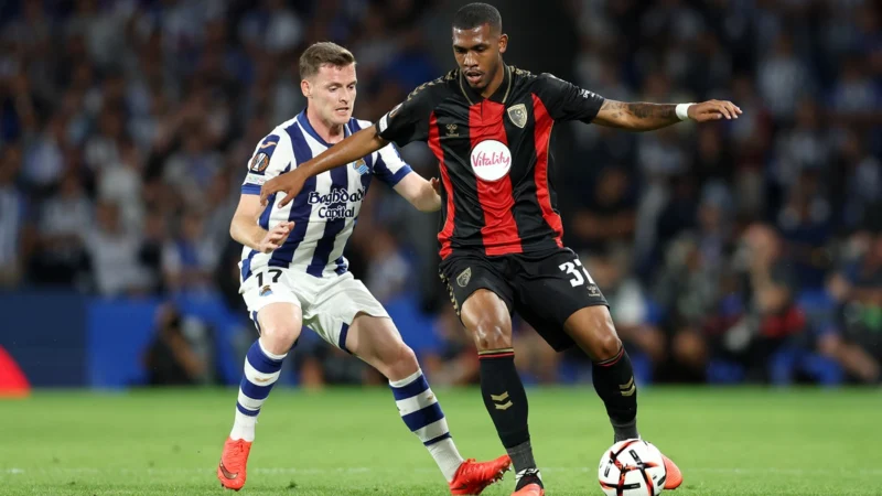 Bournemouth derrotó a un dormido Real Sociedad en Europa League