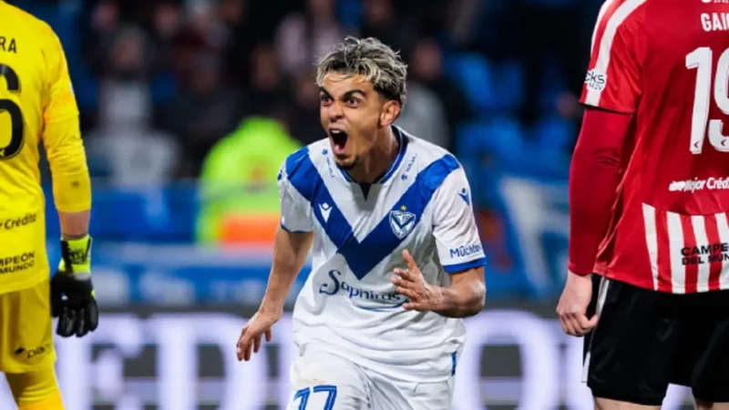 Vélez venció a Estudiantes y volvió a la cima de su zona en el Torneo Clausura