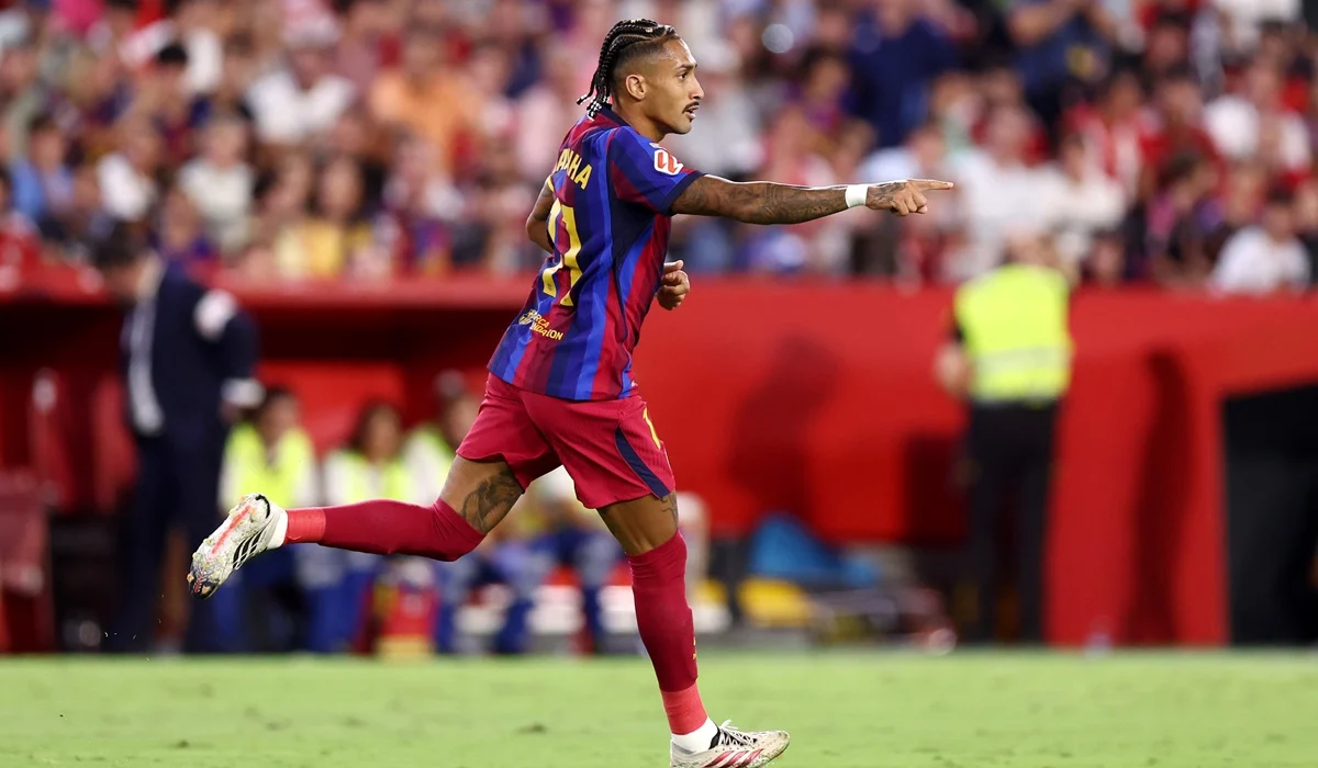 Raphinha ya marcó 10 goles en tan solo 7 jornadas de La Liga