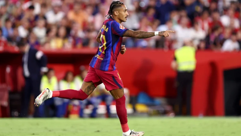 Raphinha ya marcó 10 goles en tan solo 7 jornadas de La Liga
