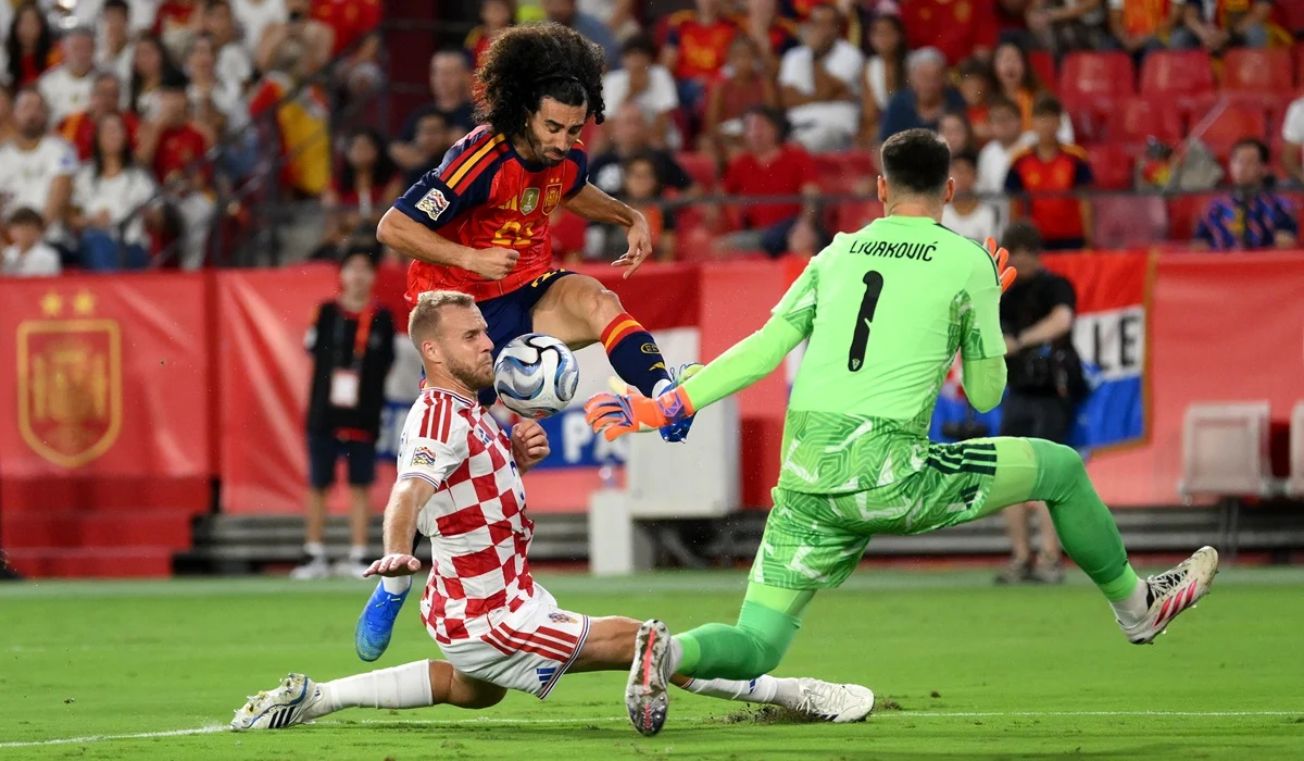 Dion Beljo sacudió a España y consiguió el empate de Croacia
