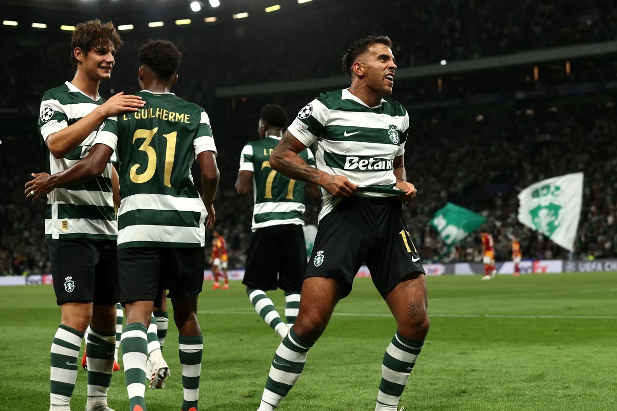 Sporting Lisboa repuntó y le ganó a Galtasaray por Champions League