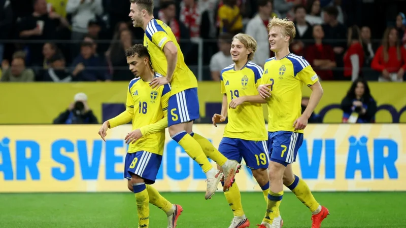 Suecia venció a Polonia con otro gol de Gyokeres y lidera en UEFA Nations League