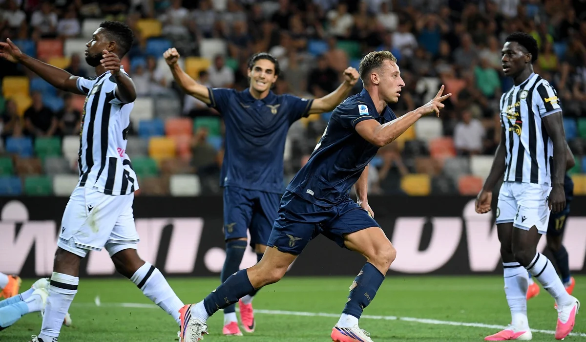 La Lazio de Gattuso remontó en Udinese y lidera con puntaje perfecto en Serie A