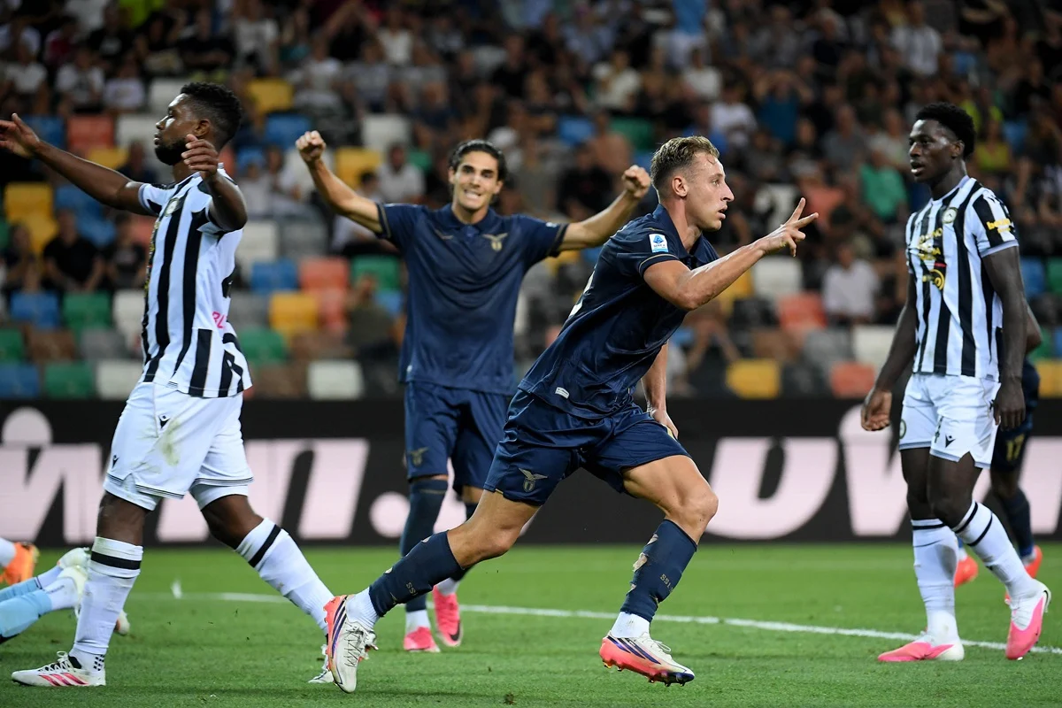 La Lazio de Gattuso remontó en Udinese y lidera con puntaje perfecto en Serie A