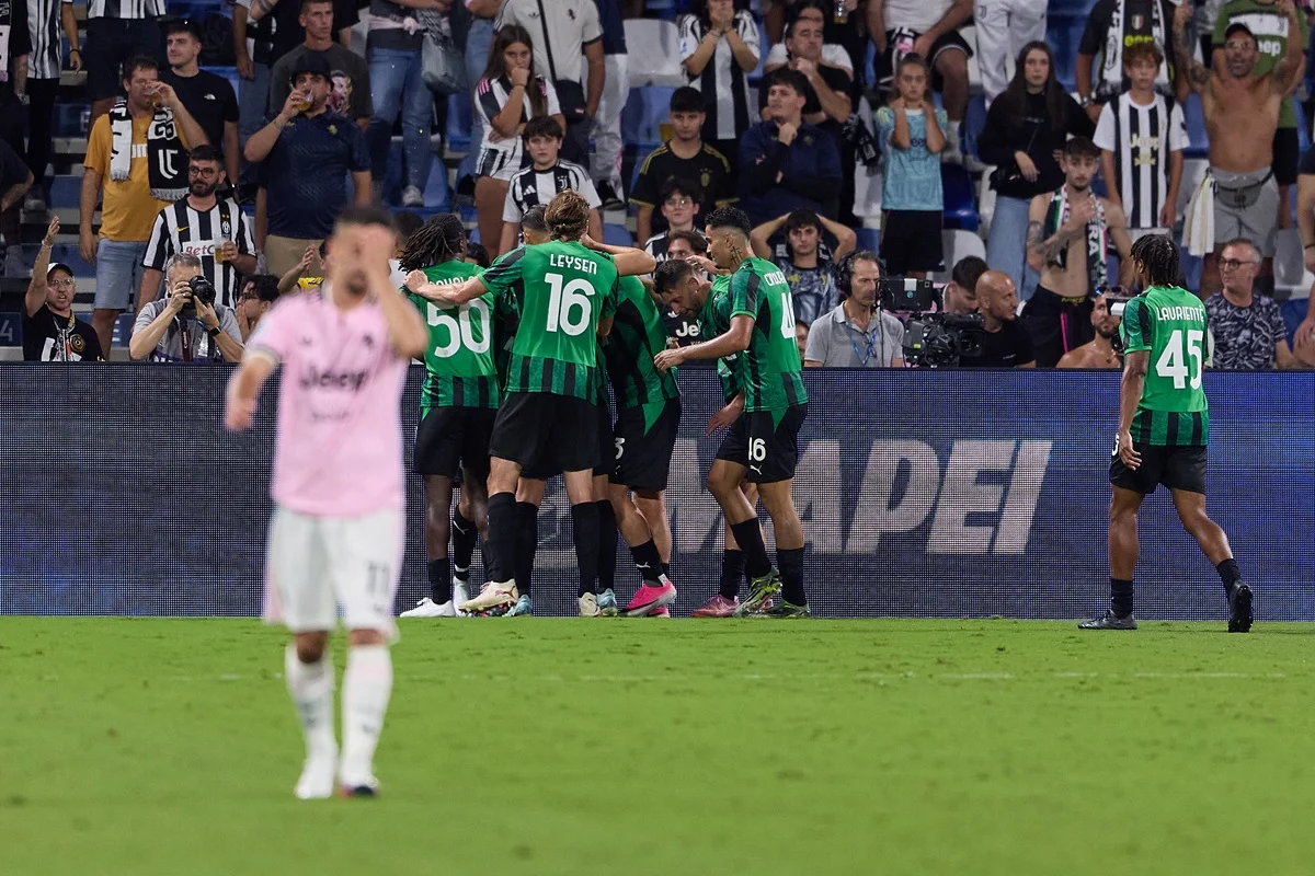 Sassuolo venció a Juventus con cuatro goles en doce minutos y agónica ley del ex